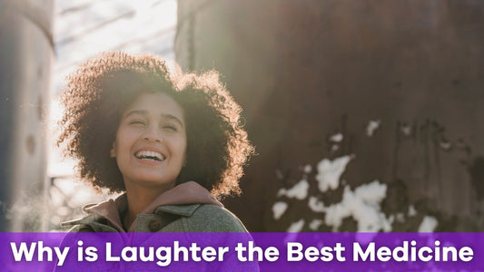 woman smiling while pondering how can laughter relieve stress