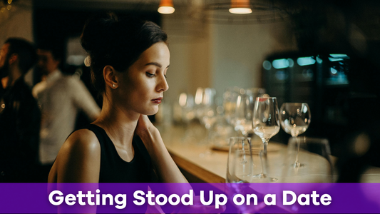 a woman pondering what to do after getting stood up on a date