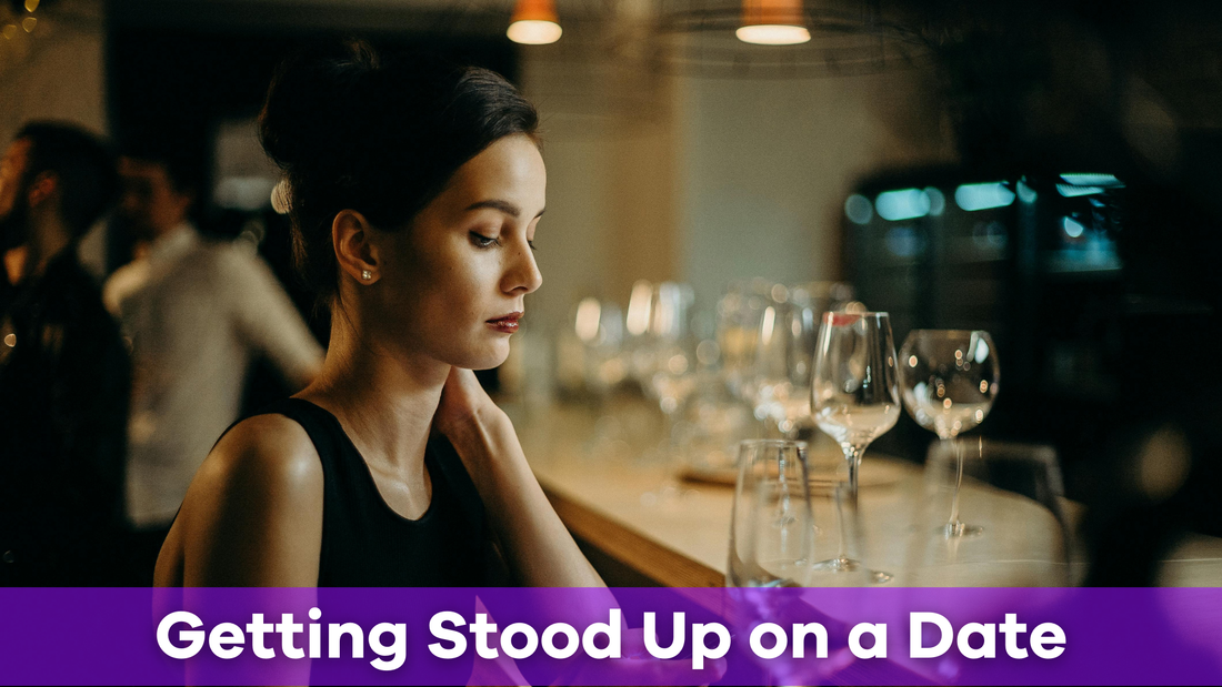 a woman pondering what to do after getting stood up on a date